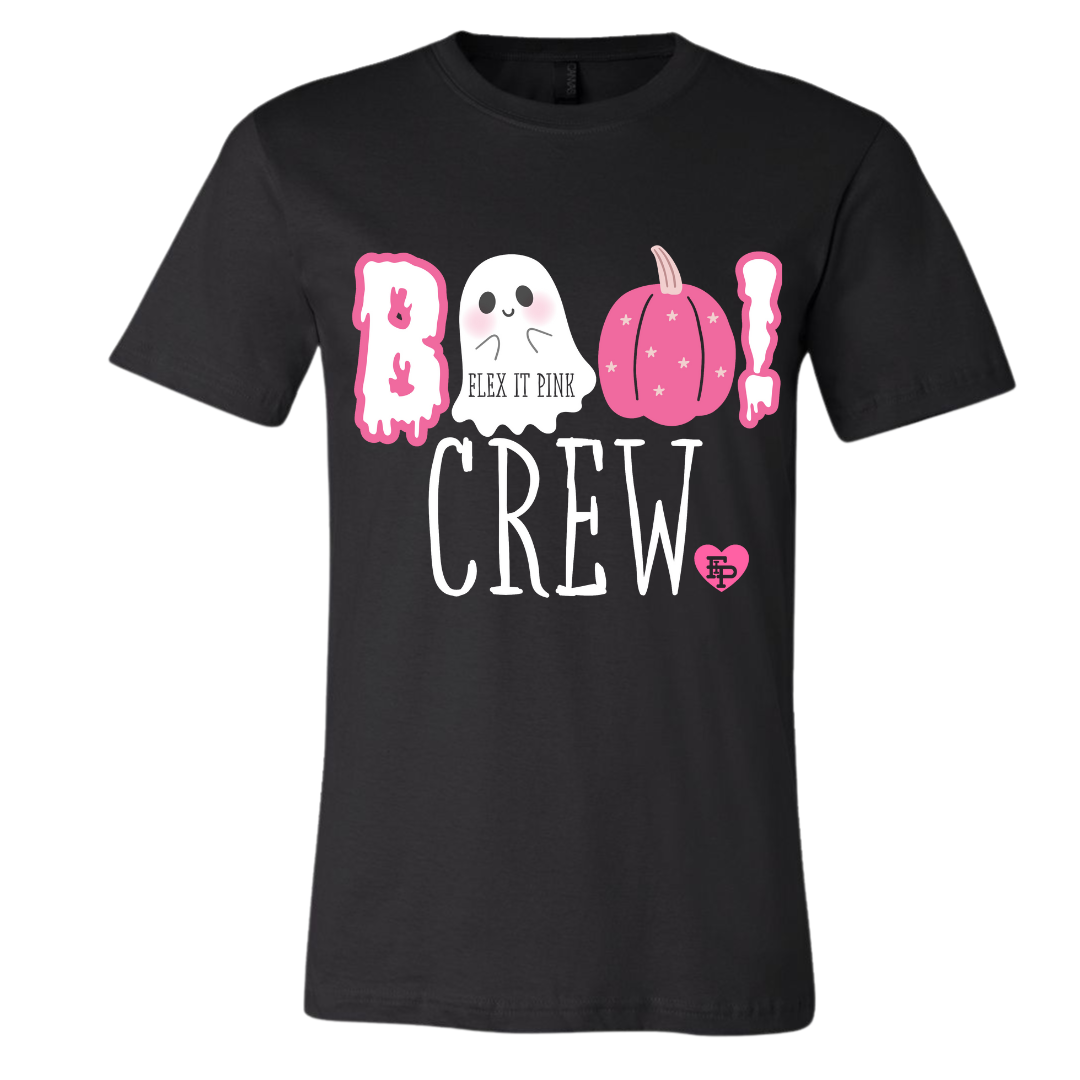 Boo Crew Tee – Flex it Pink