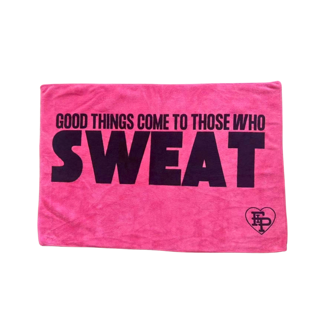 Pink Sweat Towel Flex it Pink