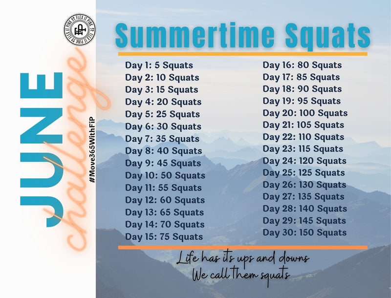 June 2021 - Summertime Squats Challenge