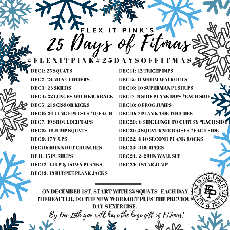 December Challenge #25daysoffitmas
