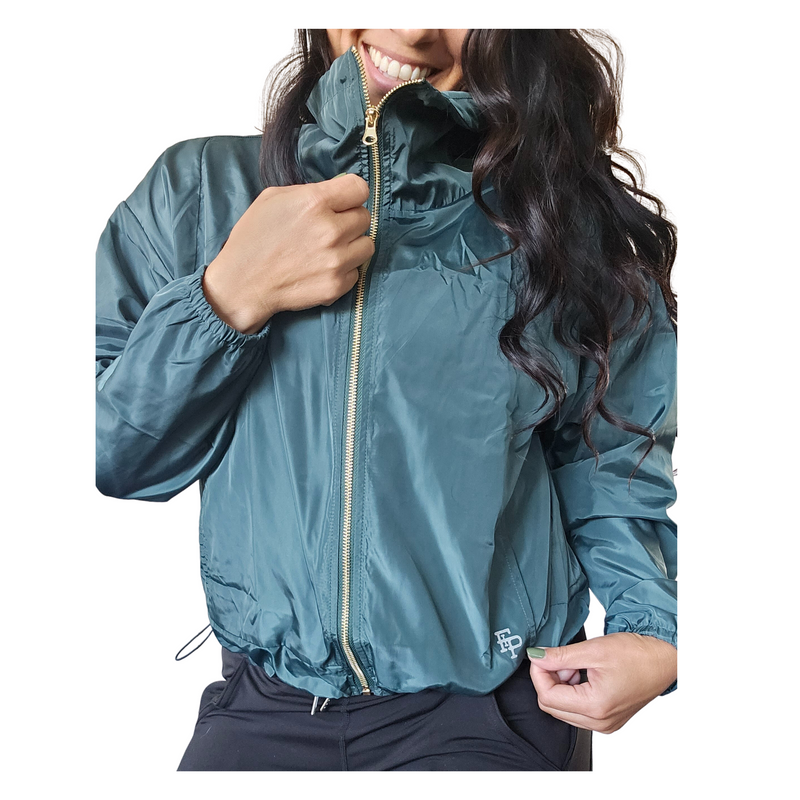 Emerald Zip-Up Jacket