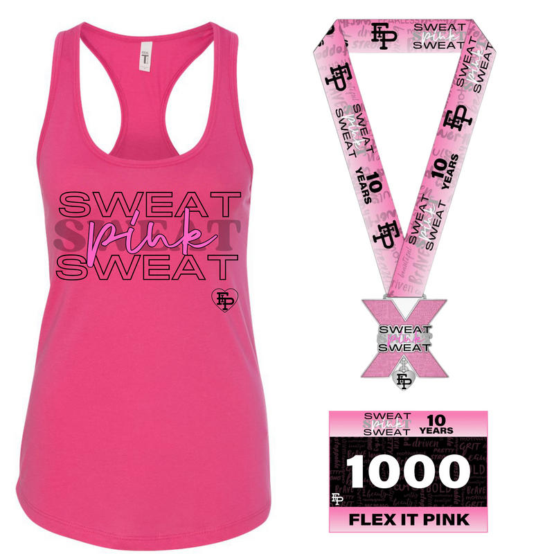 10 Year Sweat Pink 10k Tank Pack