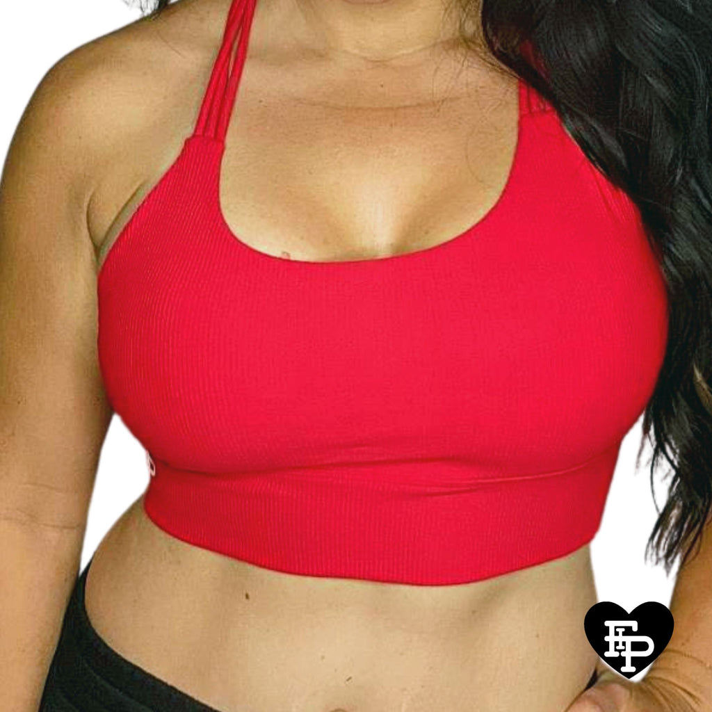 Braided Bra - Red