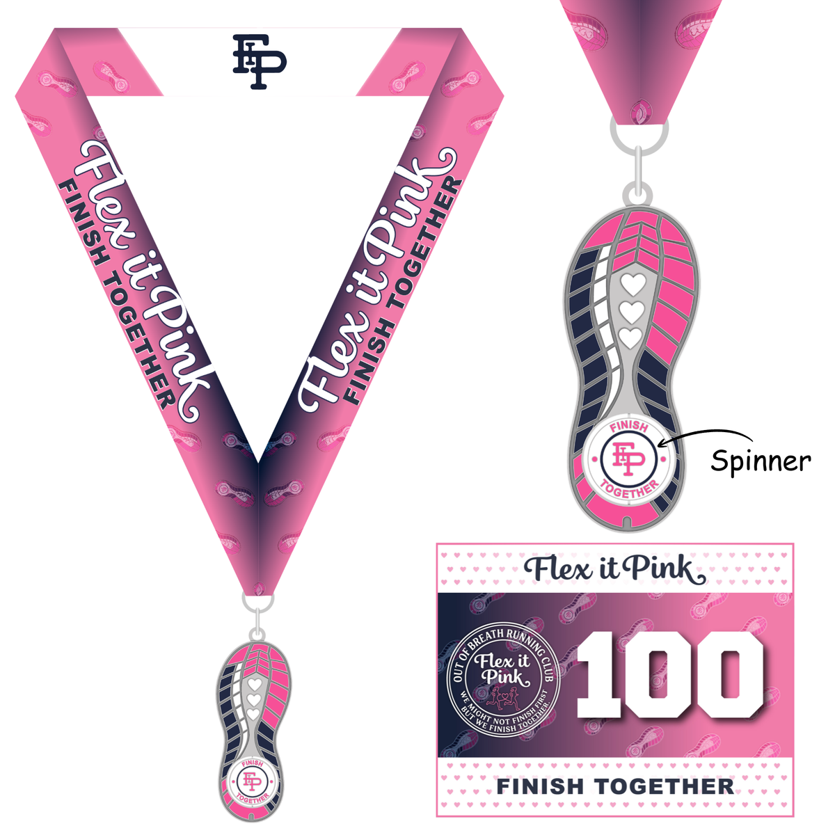 Finish Together Race Medal
