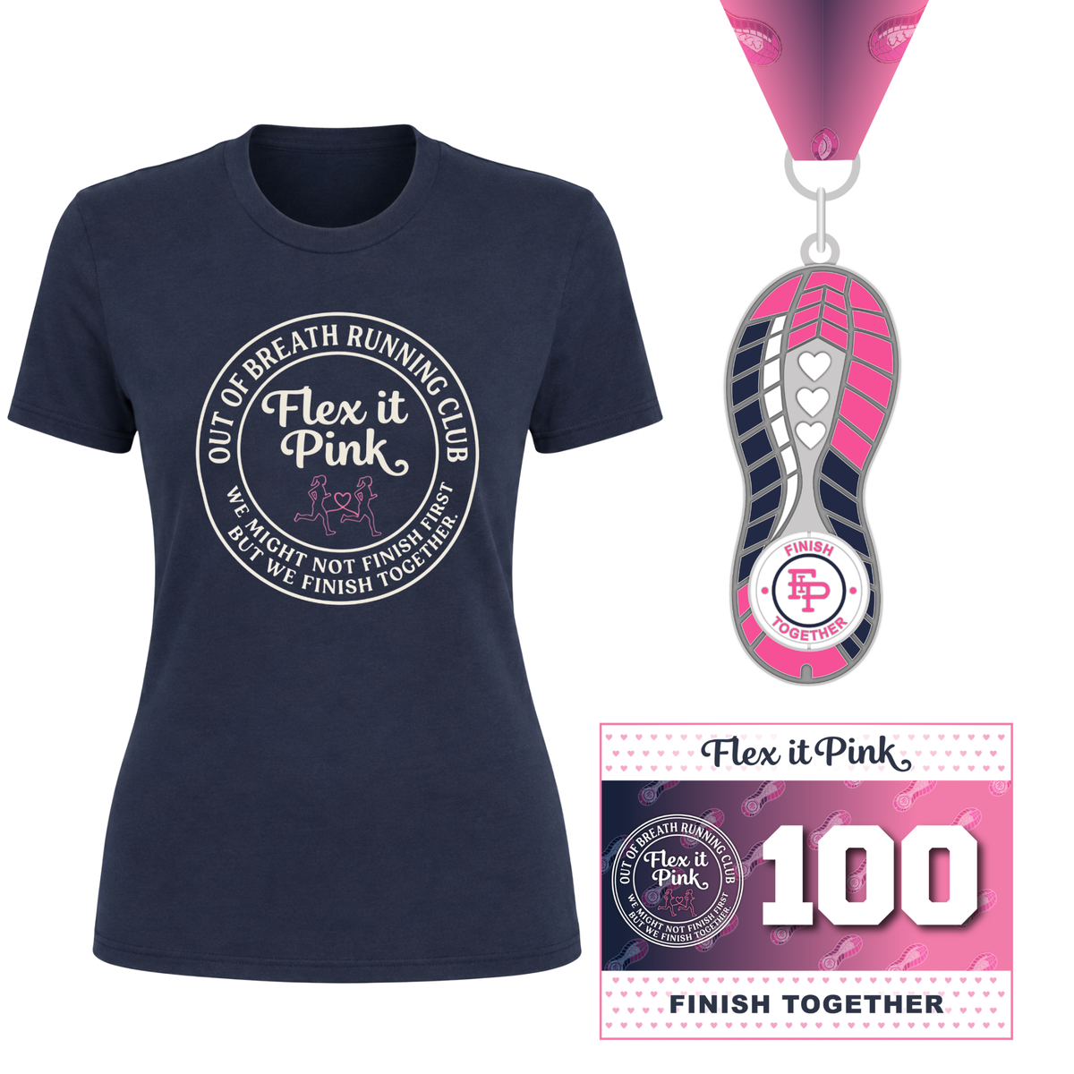 Out Of Breath Running Club Tee Pack