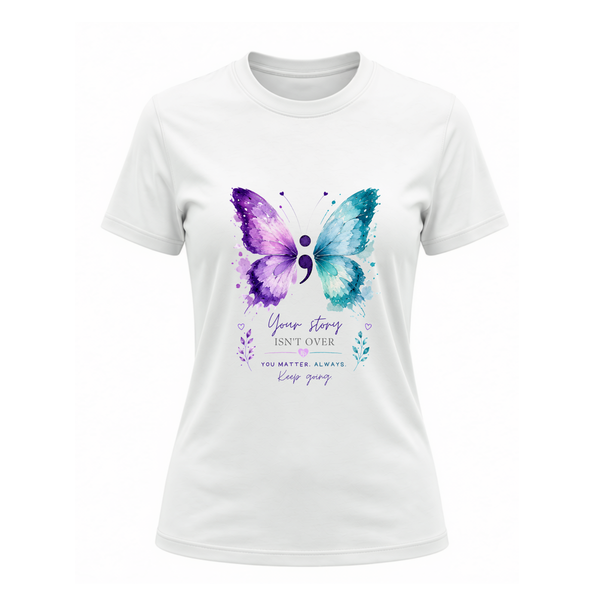 Your Story Isn't Over Tee- White