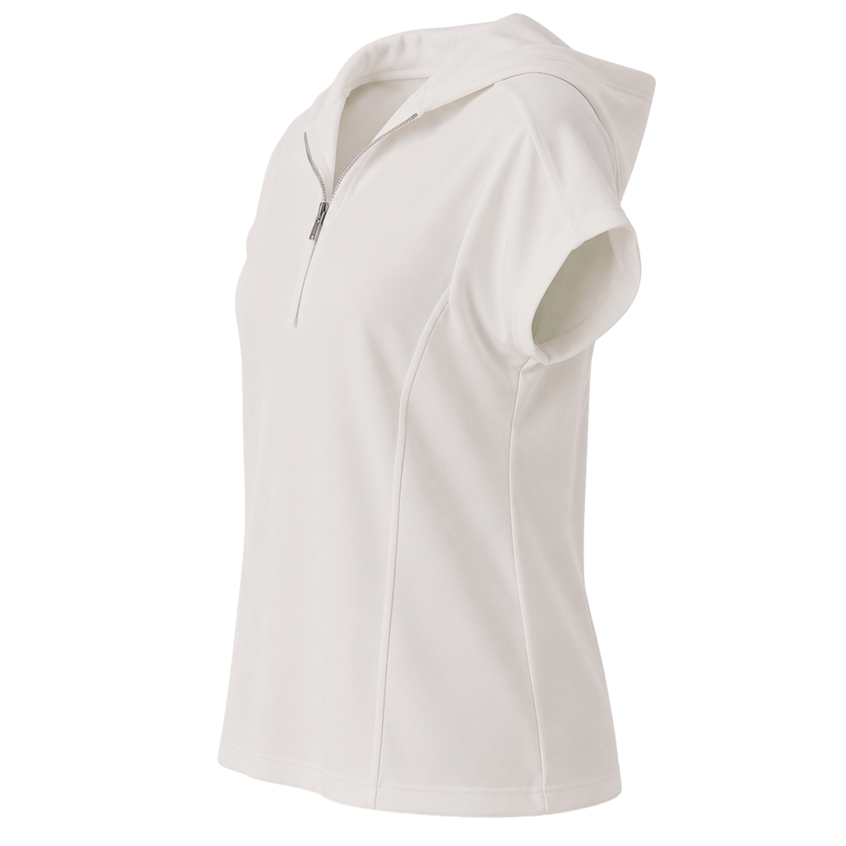 Quarter-Zip Hooded Lounge Top