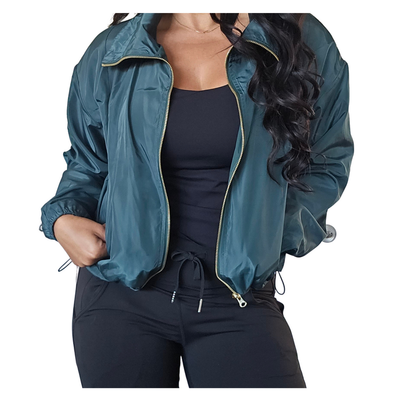 Emerald Zip-Up Jacket