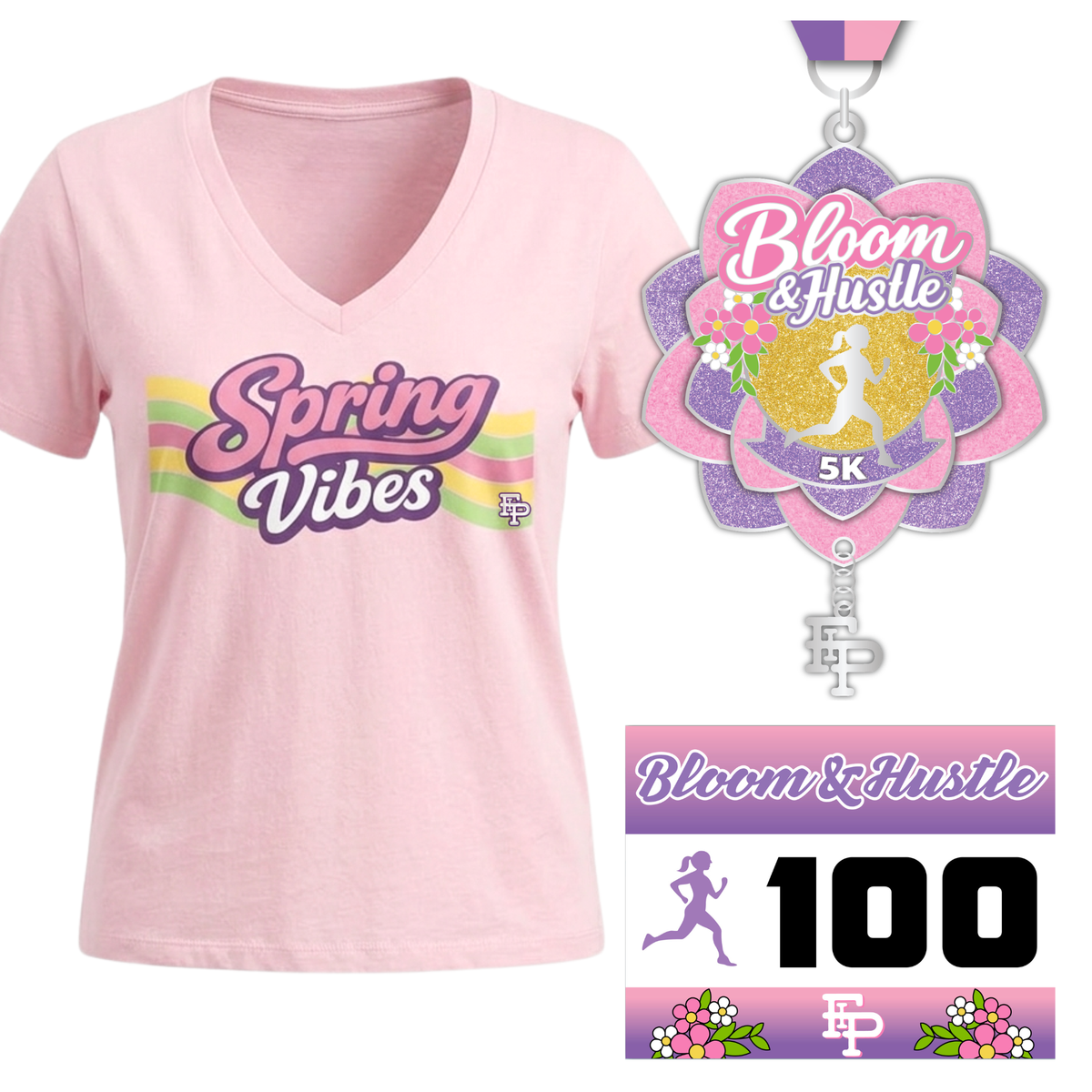 Bloom & Hustle Tee Pack