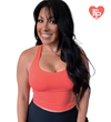 Coral Built-in Bra Top