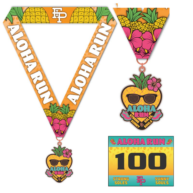Strong Soles Sunny Soles Pineapple Medal Only