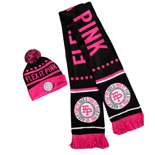 FIP Winter Scarf and Pom Beanie