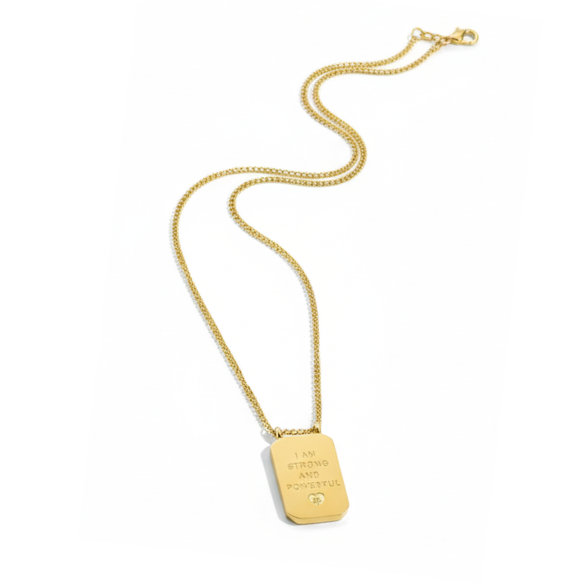 Strong & Powerful Gold Necklace
