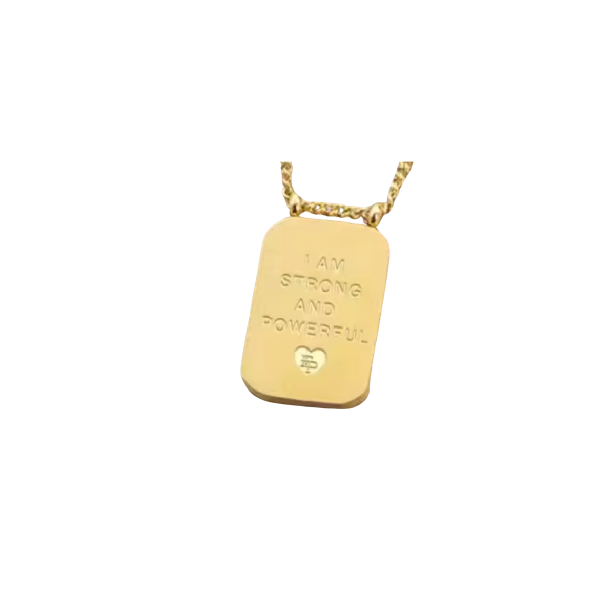 Strong & Powerful Gold Necklace