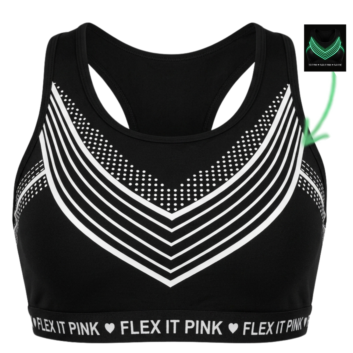 FIP Glow Sports Bra