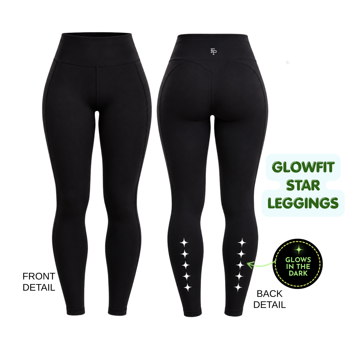GlowFit Star Leggings