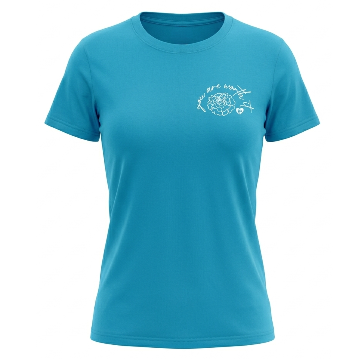 You Are Worth It T-shirt - Teal