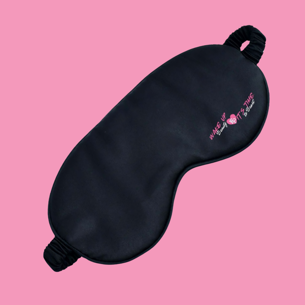 Black Satin Eye Mask