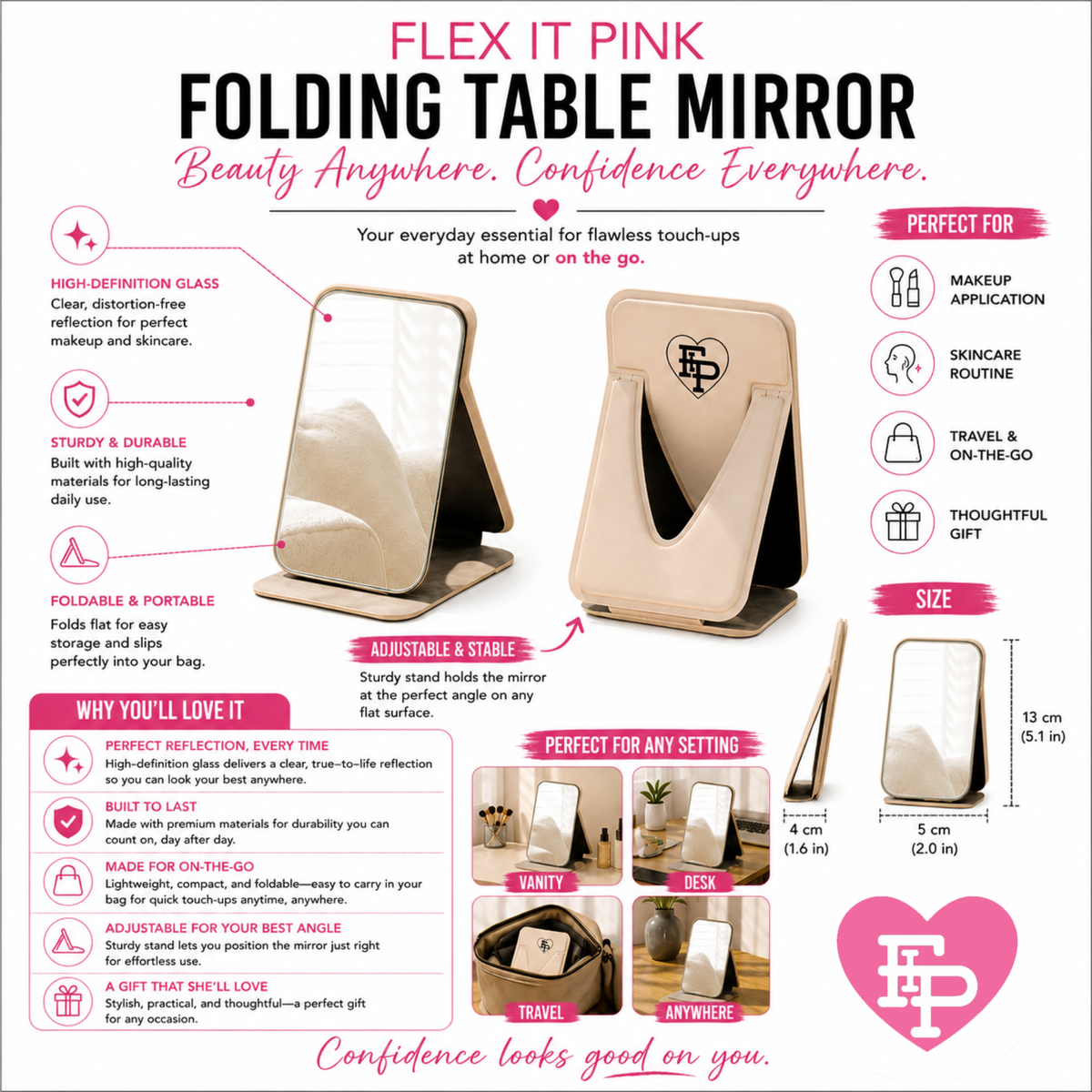 FIP Folding Mirror