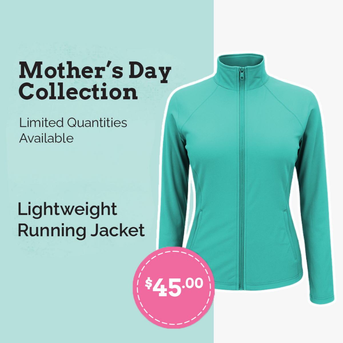 Lightweight Running Jacket Teal