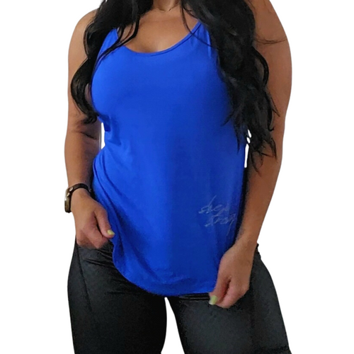 Royal Blue Criss Cross Tank