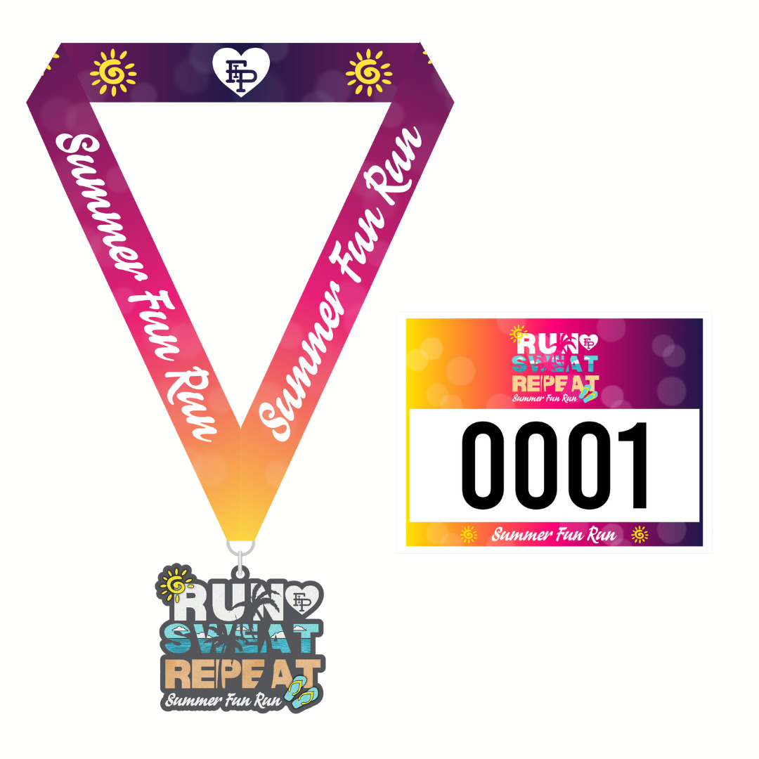 Run, Sweat, Repeat Medal Only