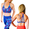 Star Spangled Strappy Sports Bra