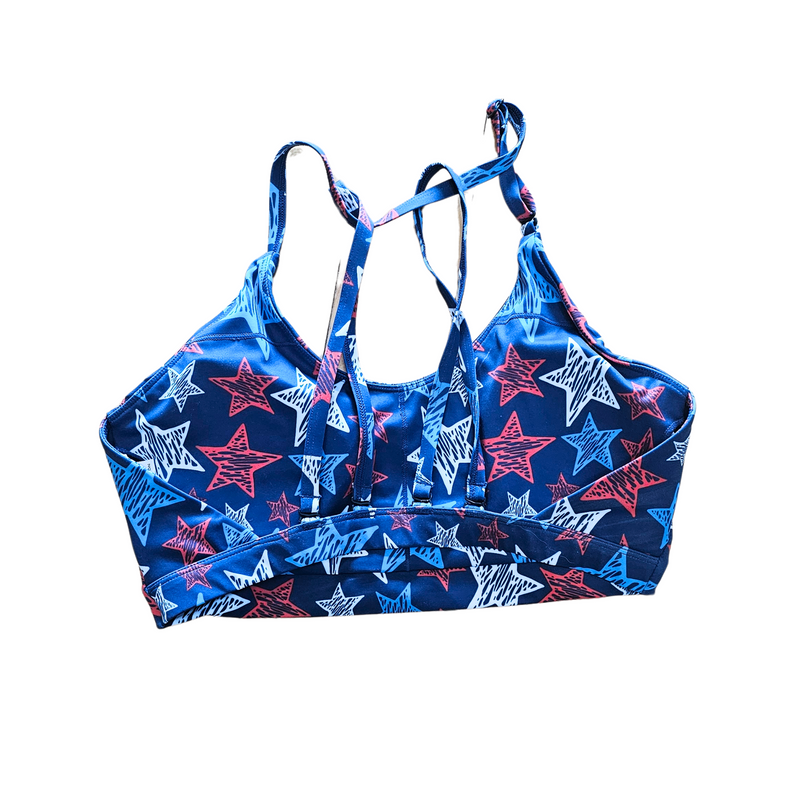 Star Spangled Strappy Sports Bra