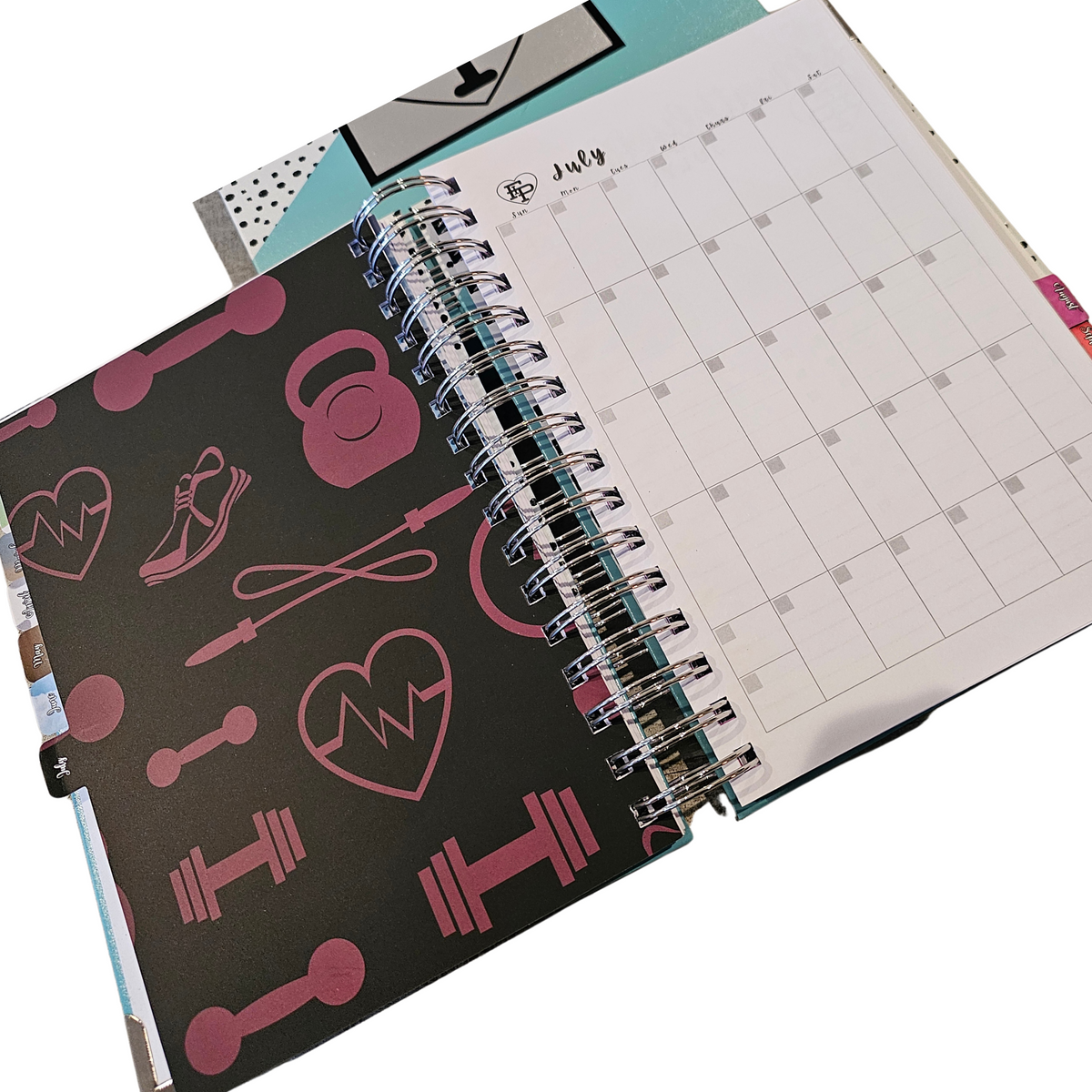 Health and Fitness Planner – Track Workouts, Meals & More | Flex it Pink