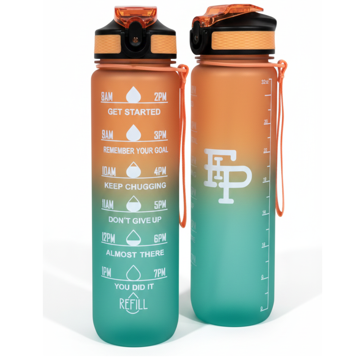 FIP Motivational Gradient Water Bottle