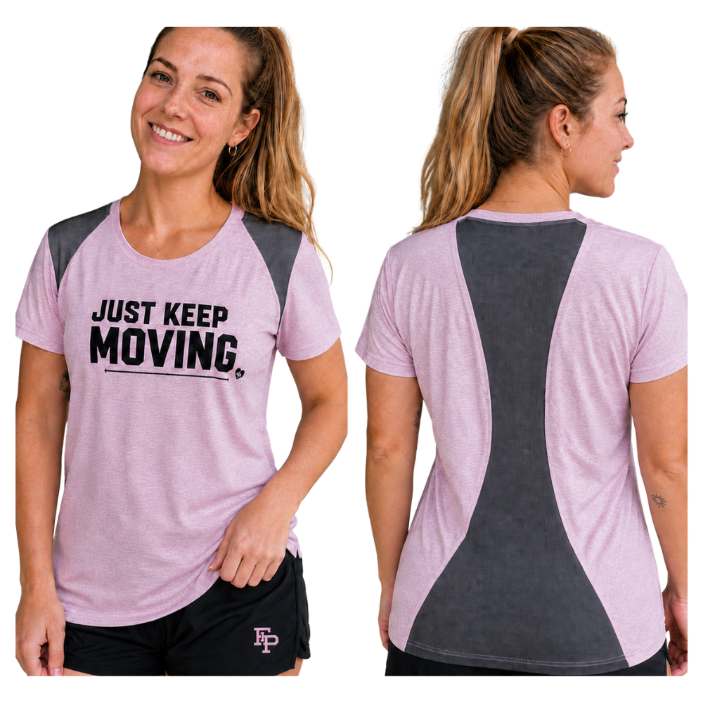 Just Keep Moving Tee