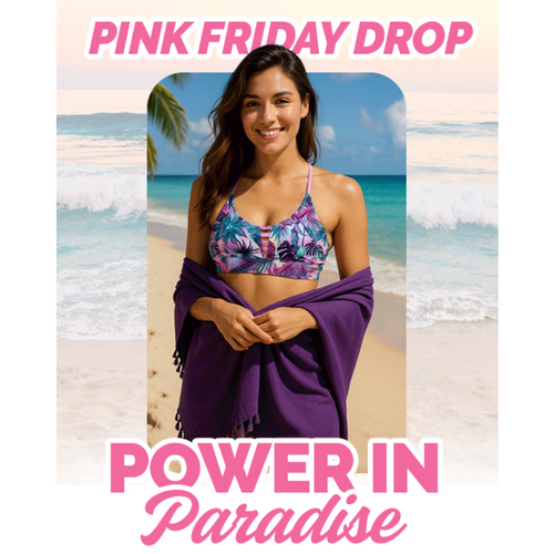 Paradise Breeze Swim Wrap - Purple