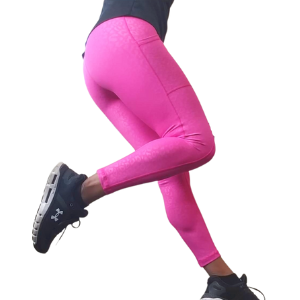 Neon Pink Leopard Leggings