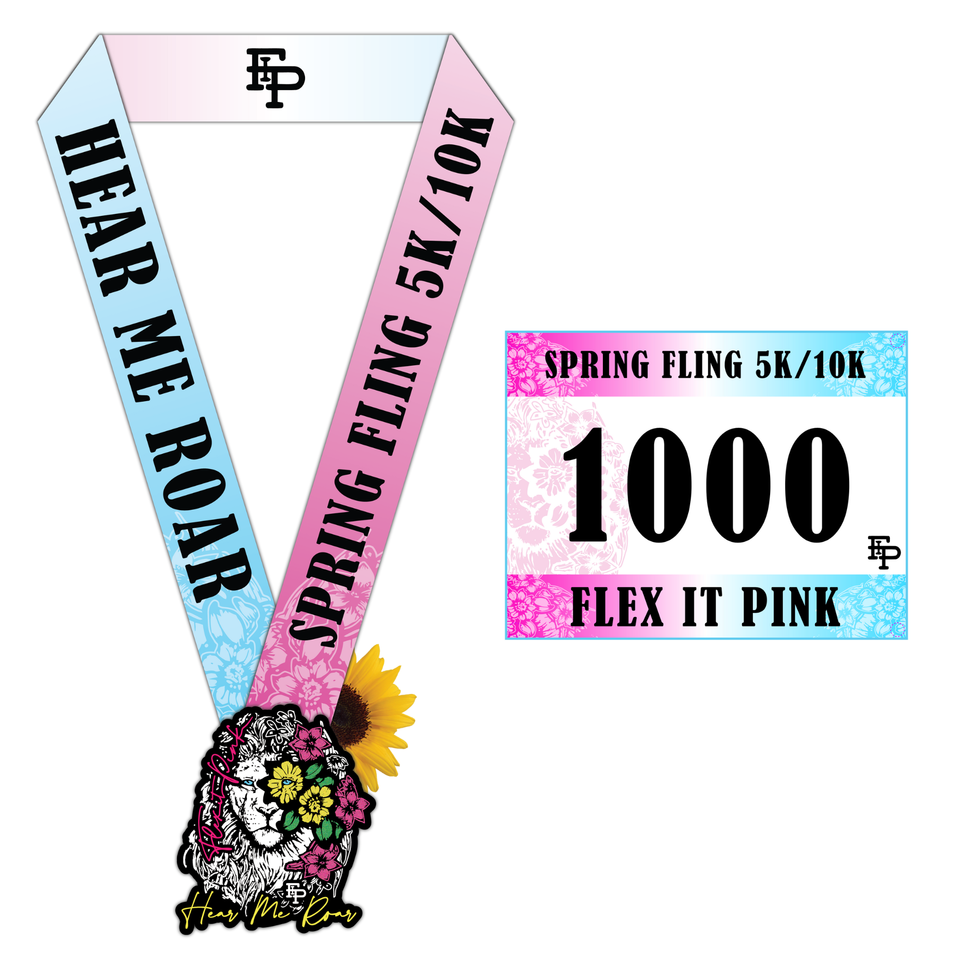 Spring Fling Medal Only Pack – Flex it Pink