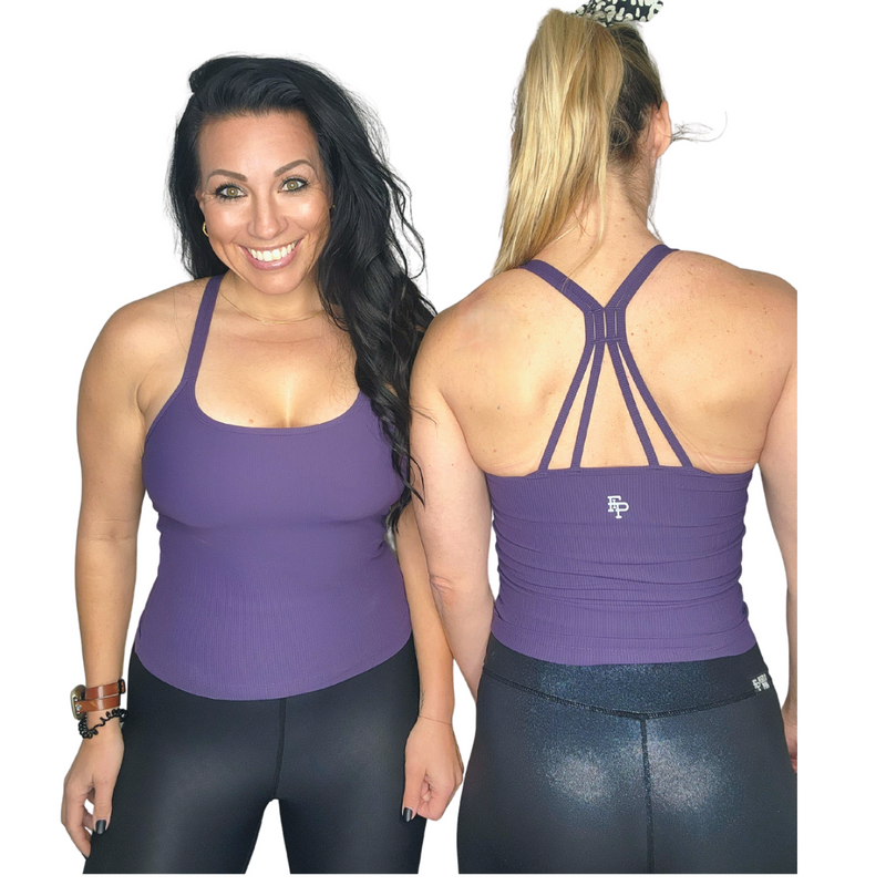 Ribbed Power Bra/Tank