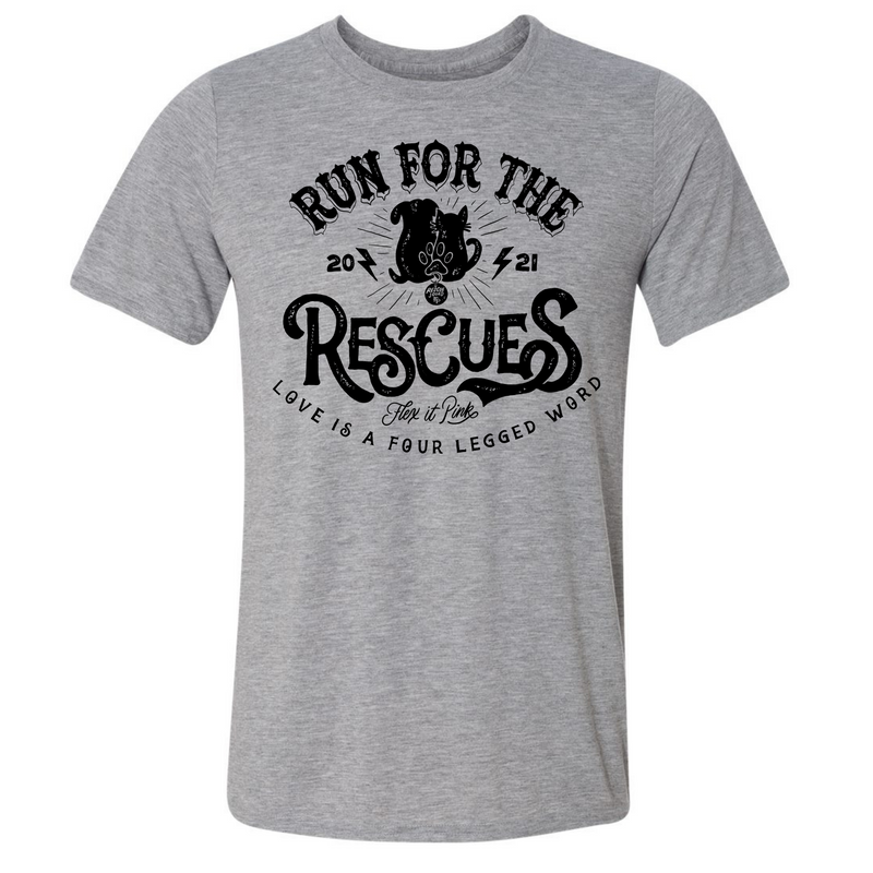 Run for the Rescues Unisex Tee Only