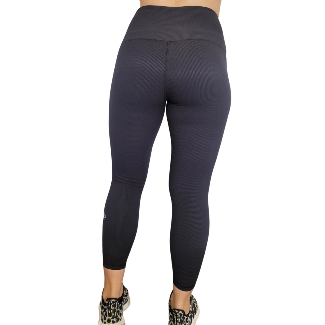 【WOOHWA】RIBBED LEGGINGS PT AMIRI - Ribbed stretch leggings black - The Corner