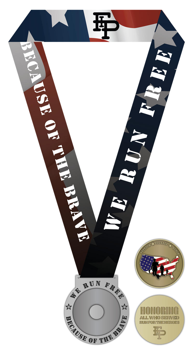 FIP Run for the Heroes Virtual 5K/10K MEDAL PACK